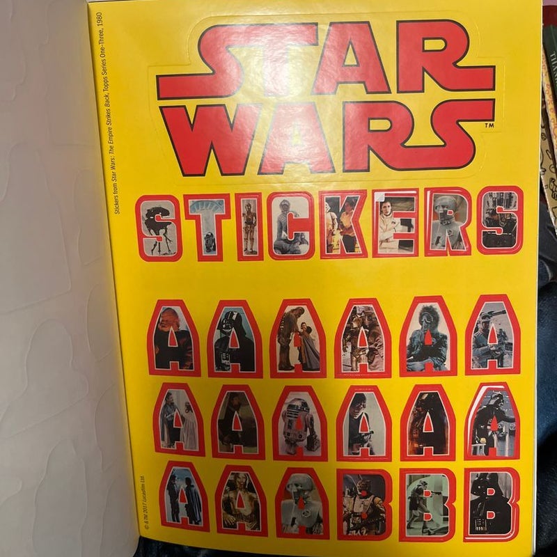 Star Wars Topps Classic Sticker Book