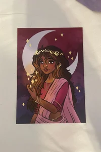 The Star Touched Queen by Roshani Chokshi - MAYA Foiled Art Print Faryloot July
