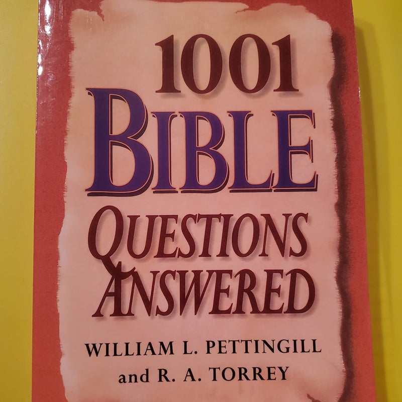 1001 Bible Questions Answered