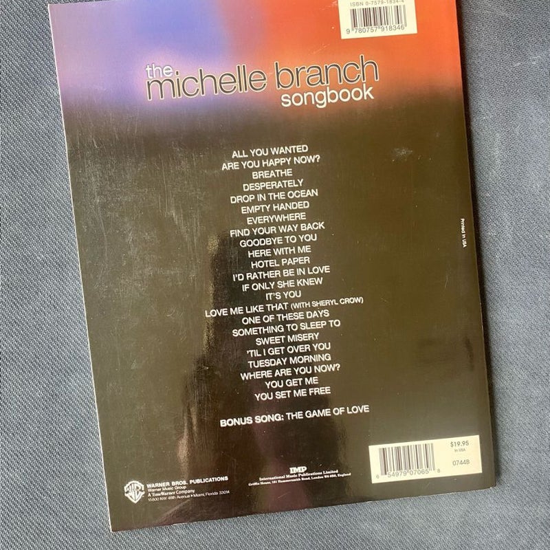 The Michelle Branch Songbook