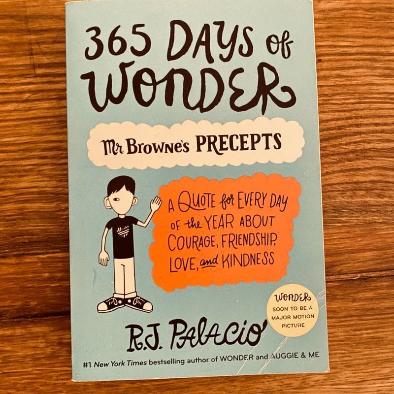 365 Days of Wonder: Mr. Browne's Precepts