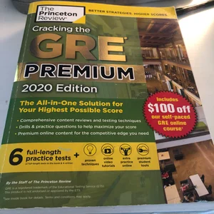 Cracking the GRE Premium Edition with 6 Practice Tests 2020