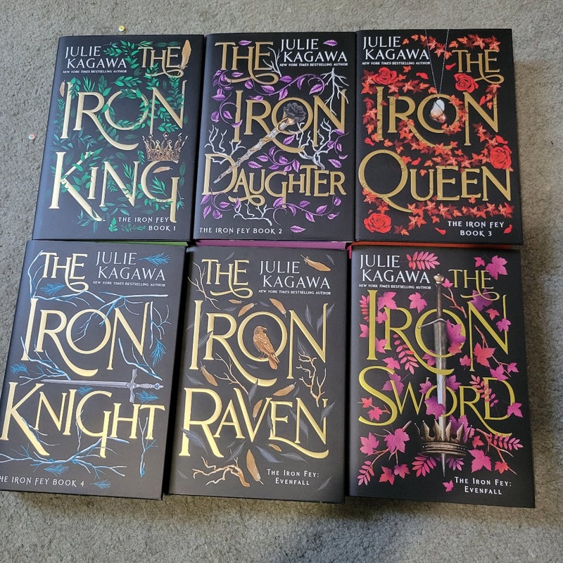 Fairyloot The Iron Fey complete Set SIGNED