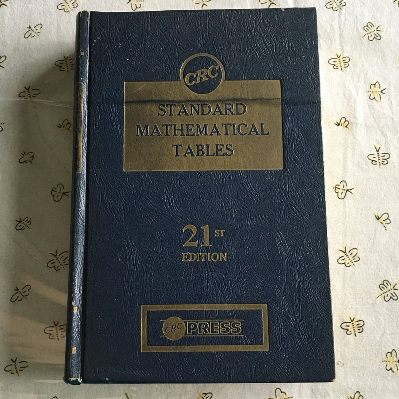 standard mathematical tables 21st edition 