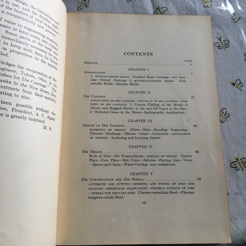Die casting practice first edition 1930