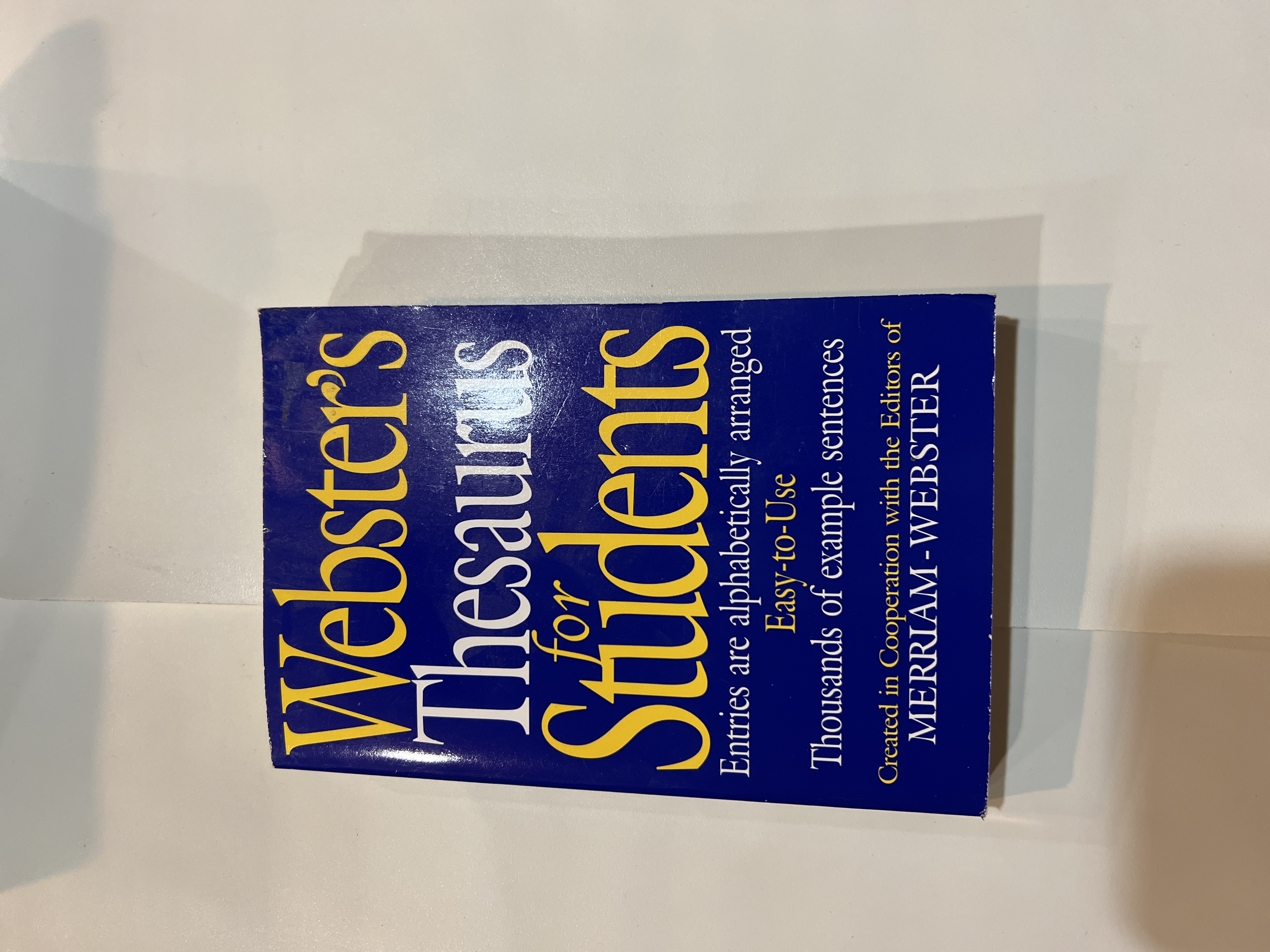 Websters Thesaurus for Students