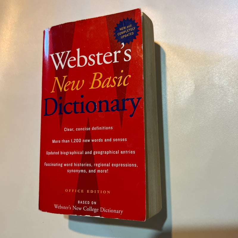 Webster's New Basic Dictionary, Office Edition