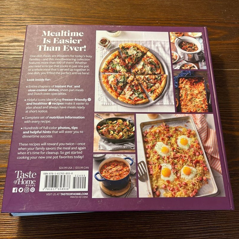 Taste of Home One Pot Favorites: 519 Dutch Oven, Instant Pot, Sheet Pan and Other Meal-in-one Lifesavers [Book]