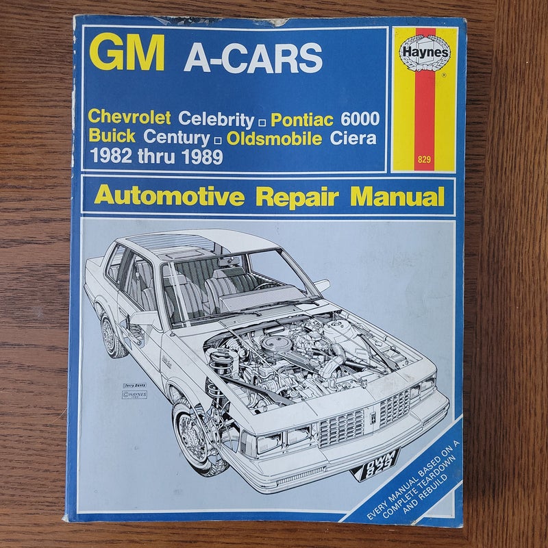 Haynes General Motor A-Cars Owners Workshop Manual, No. 829