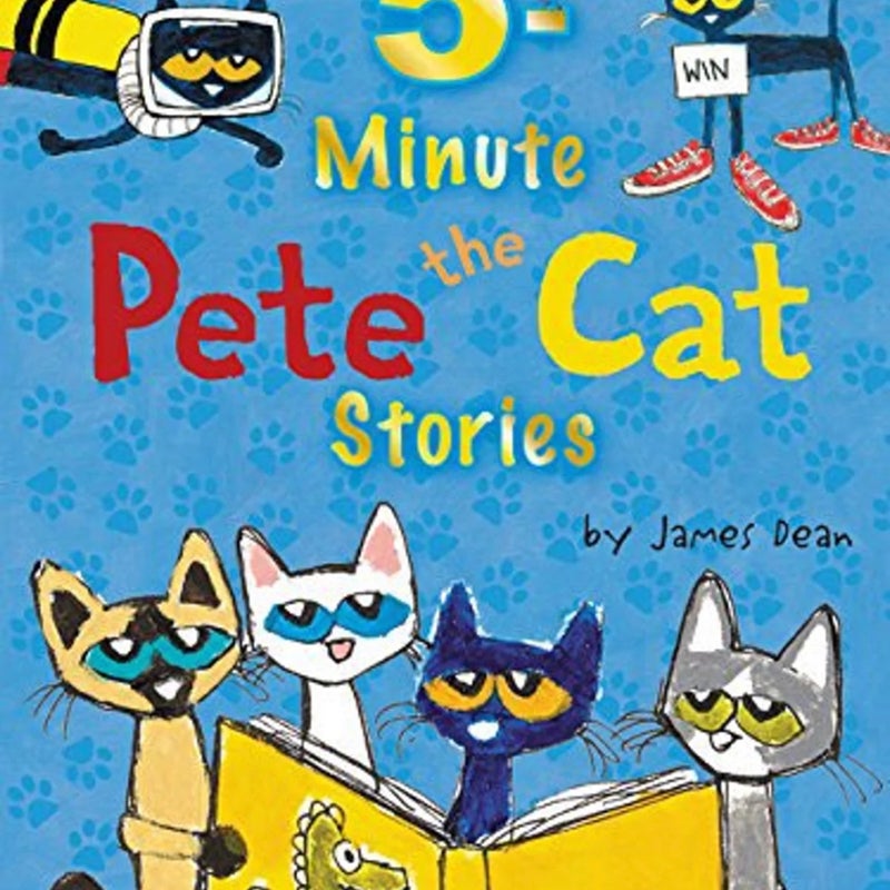 Pete The Cat 5 minutes  stories 