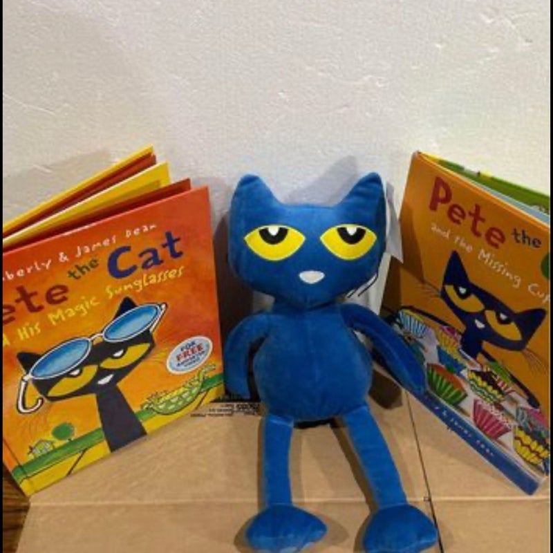 Pete the Cat set with plush