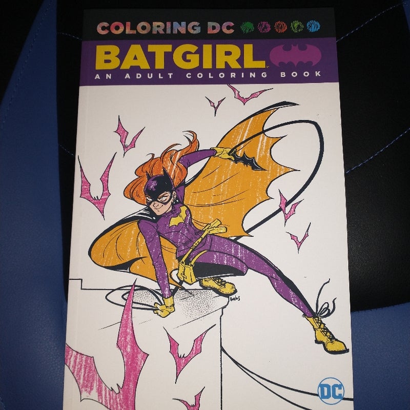 Batgirl an Adult Colouring Book