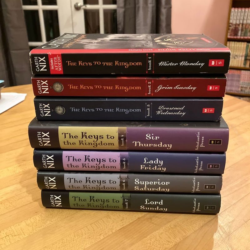 Keys to the Kingdom series (COMPLETE set, OUT OF PRINT original covers)