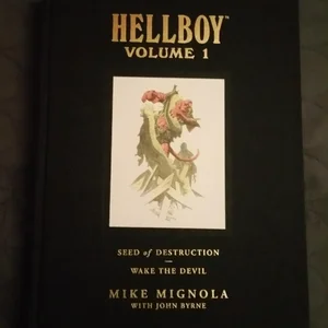 Hellboy Library Vol 1 Seed of Destruction and Wake the Devil