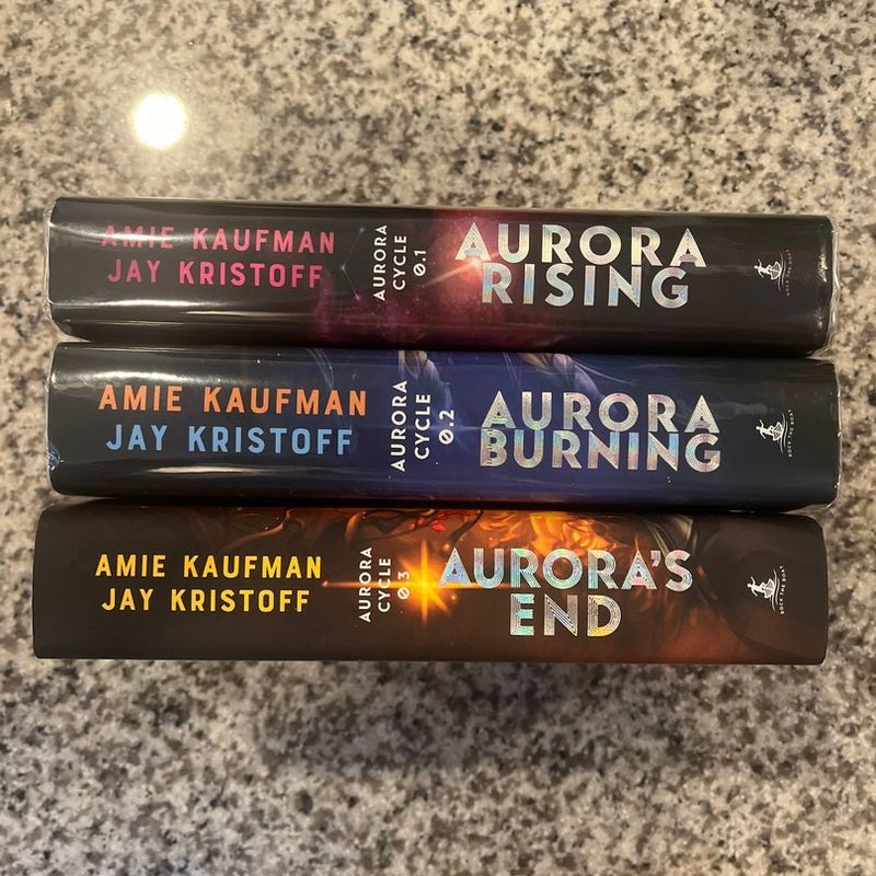 IC aurora rising, aurora burning, and auroras end by Amie Kaufman and Jay  Kristoff, Hardcover