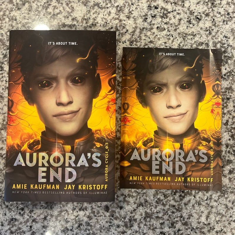 IC aurora rising, aurora burning, and auroras end