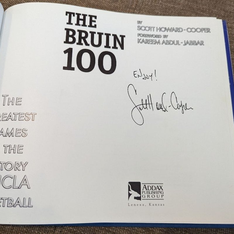 The Bruin 100 **Signed**