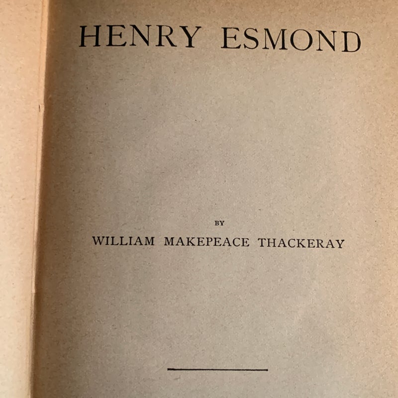 Henry Esmond