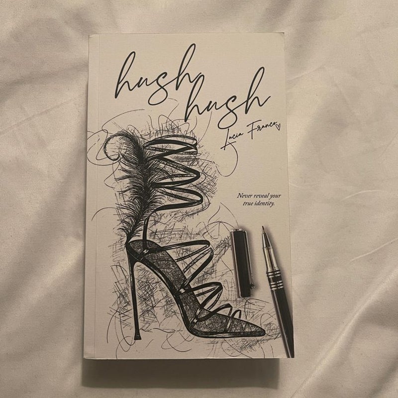 Special edition *signed* Hush Hush by Lucia popular Franco w/ pillow case