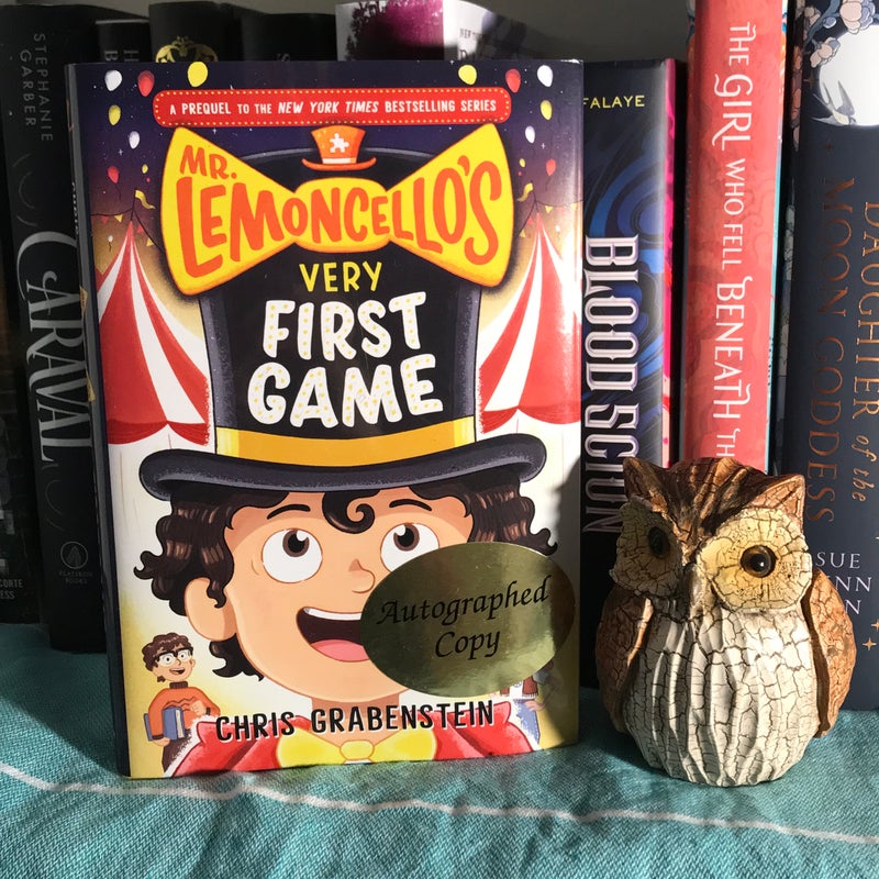 Mr. Lemoncello's Very First Game SIGNED