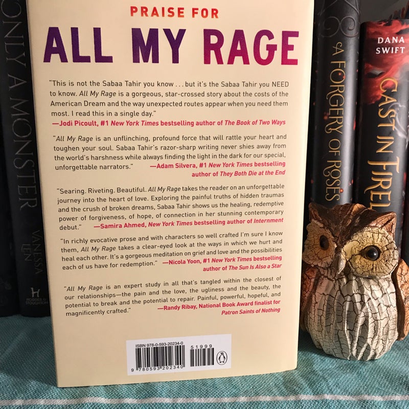 All My Rage SIGNED First Edition
