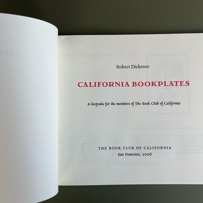 California Bookplates
