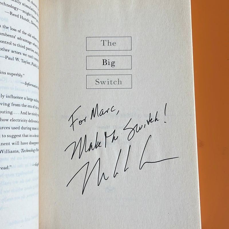 The Big Switch by Nicholas Carr, Paperback Pangobooks