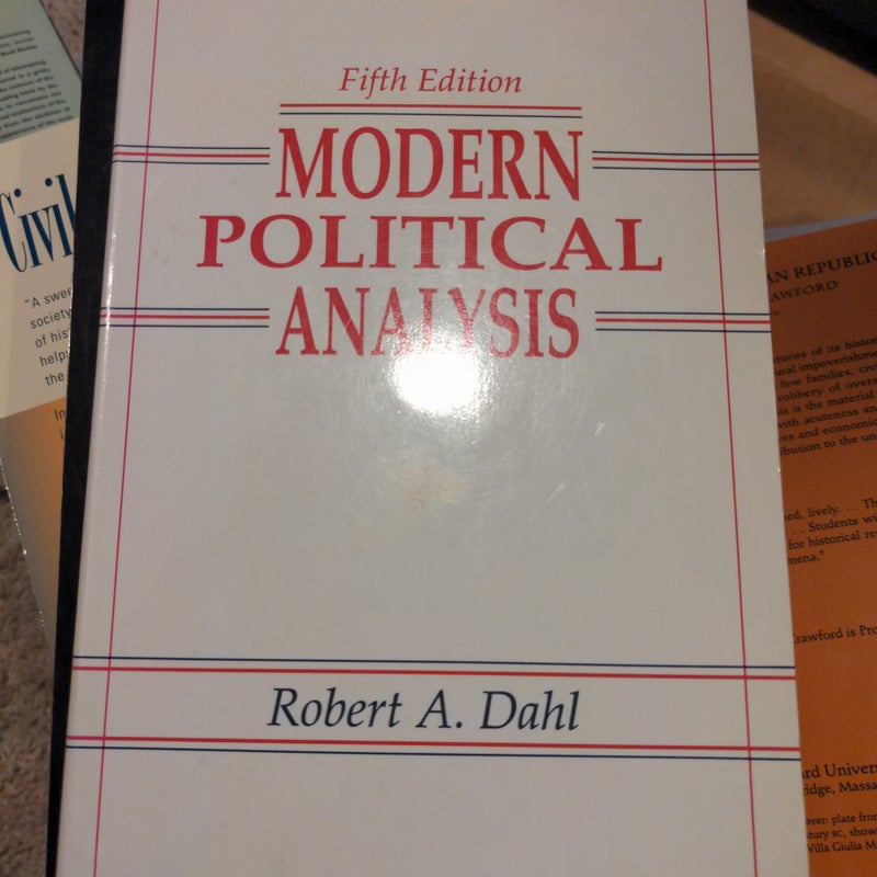 Modern Political Analysis by Robert A. Dahl Pangobooks