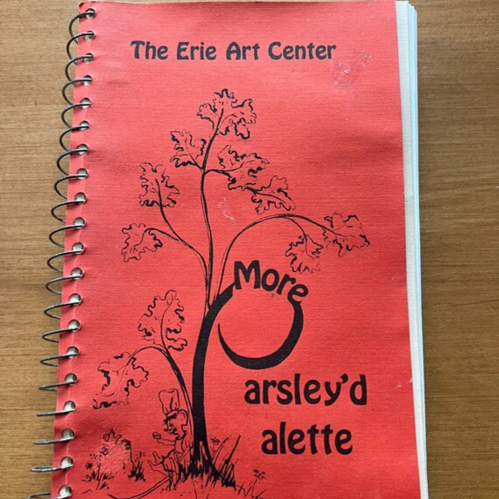 Erie Art Center cookbook Vintage 70’s