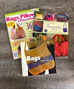 Lot of three craft books Bags, Pursenality Plus 