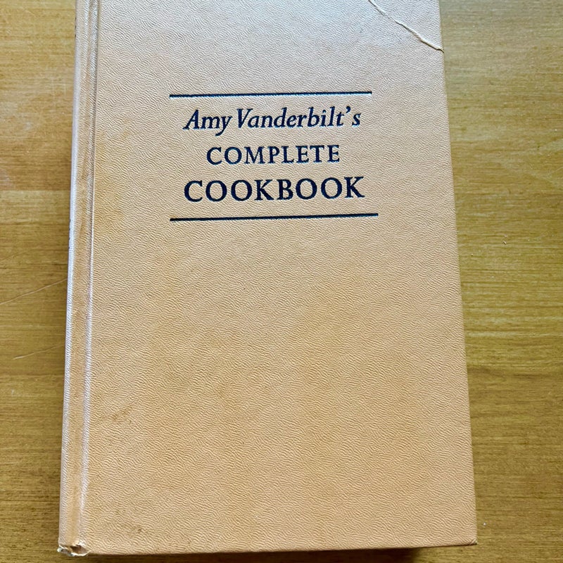 Vintage Amy Vanderbilt’s Complete Cookbook 