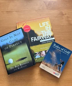 Golfing lot of three books