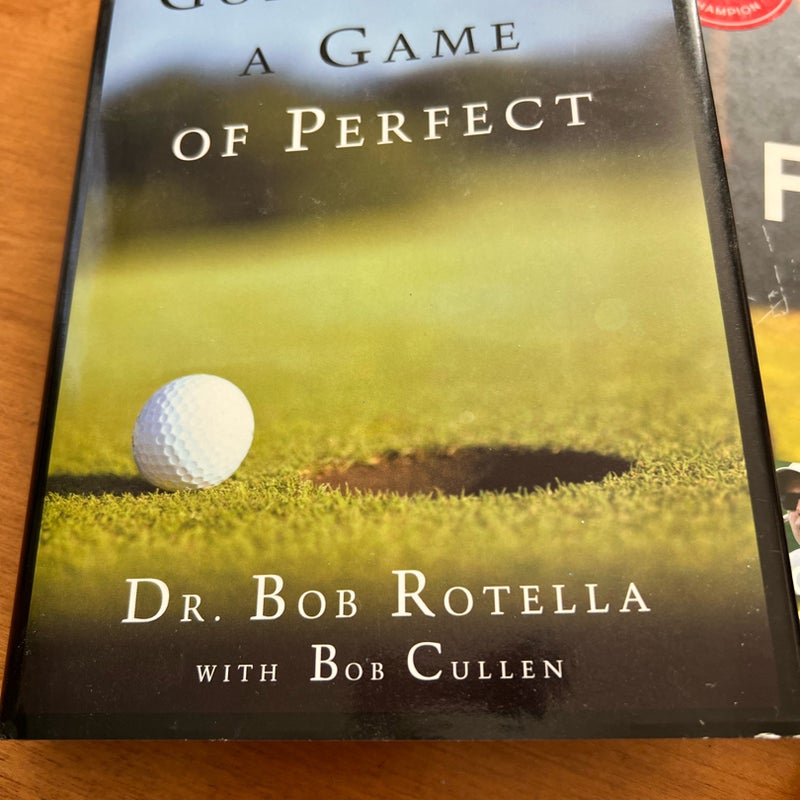 Golfing lot of three books