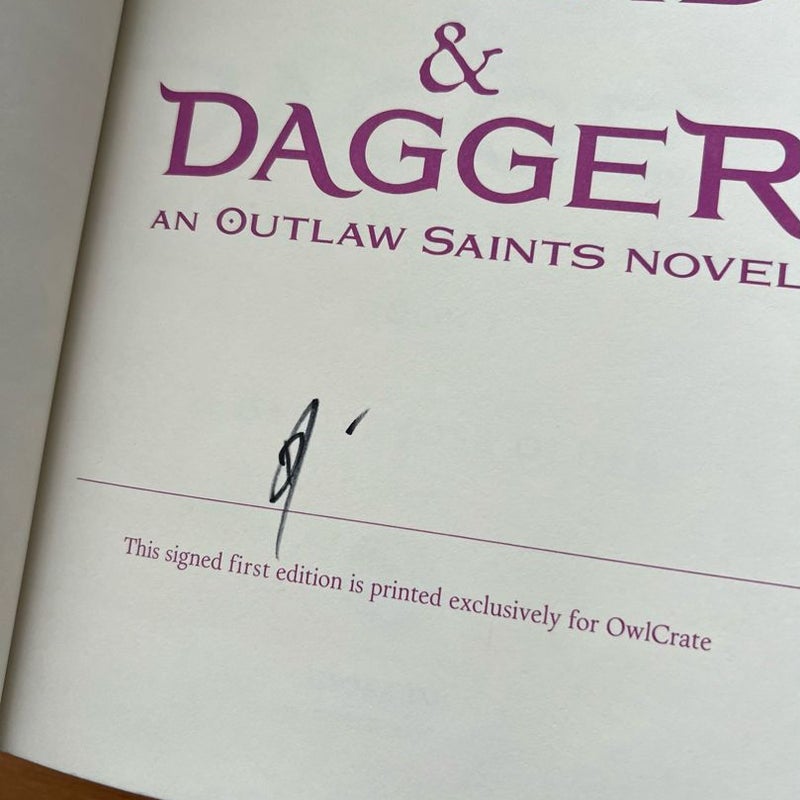 Owlcrate Ballad & Dagger SIGNED