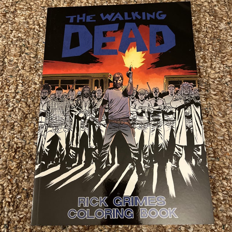 The Walking Dead: Rick Grimes Adult Coloring Book