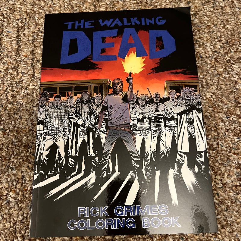 The Walking Dead: Rick Grimes Adult Coloring Book