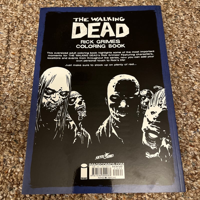 The Walking Dead: Rick Grimes Adult Coloring Book