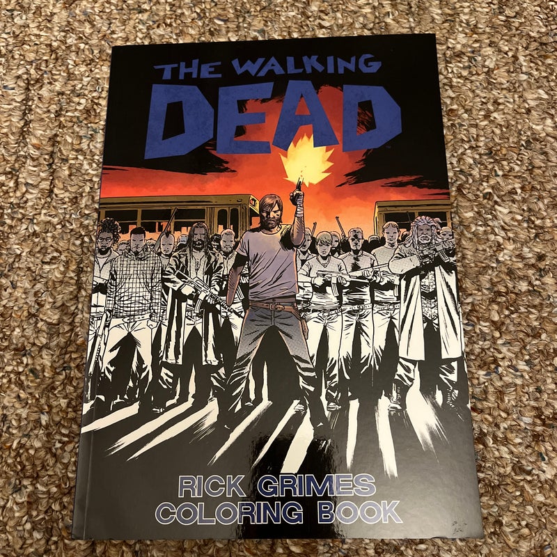 The Walking Dead: Rick Grimes Adult Coloring Book