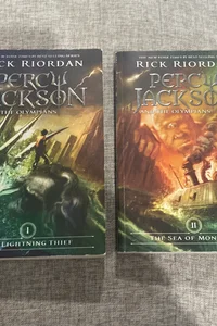 Percy Jackson books 1-2