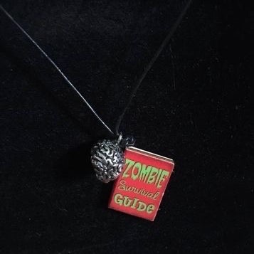 Zombie Survival Guide necklace 