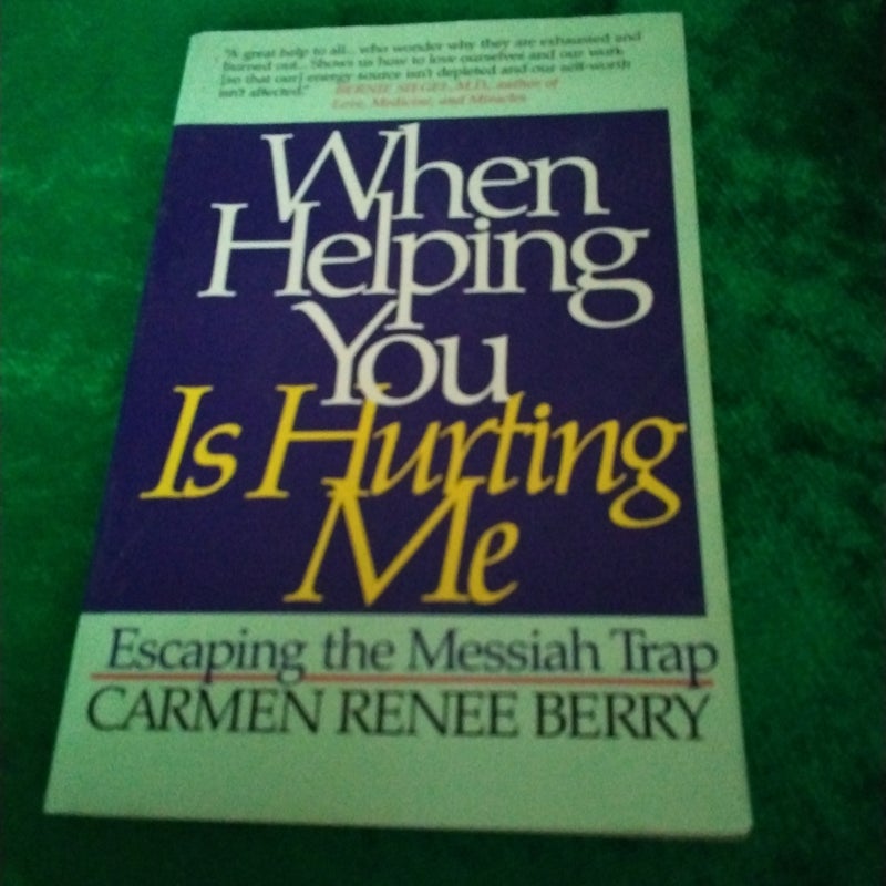 When Helping You Is Hurting Me