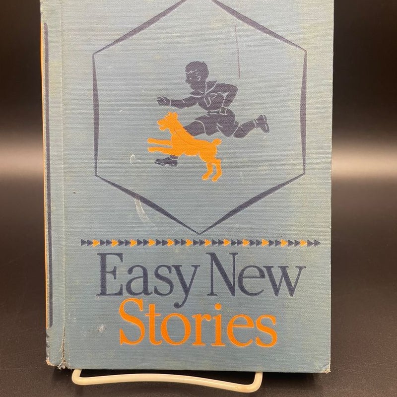 Webster reader VTG 1932 Easy New Stories hardcover canvas Book