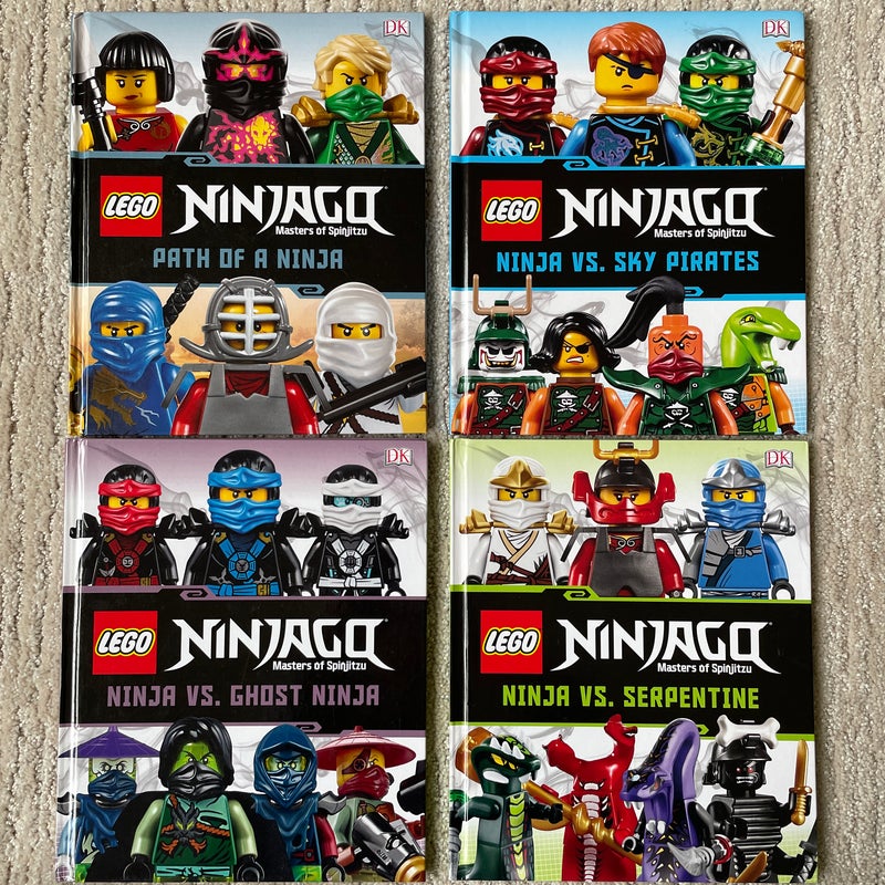 Lego Ninjago 4 Books