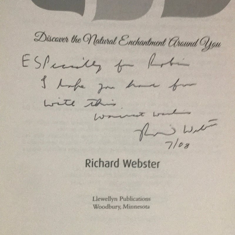 Flower and Tree Magic (signed)
