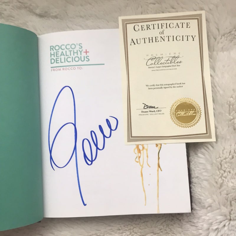 Rocco's Healthy and Delicious (signed)