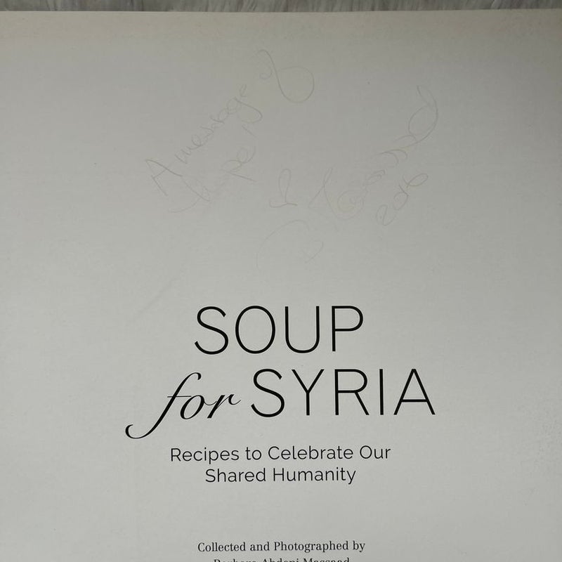 Soup for Syria (signed)