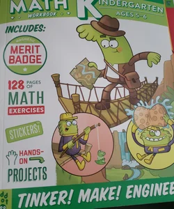 TinkerActive Workbooks: Kindergarten Math