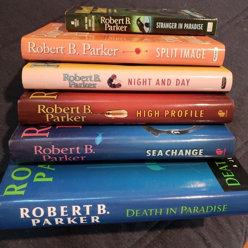 Robert B Parker 6 book lot