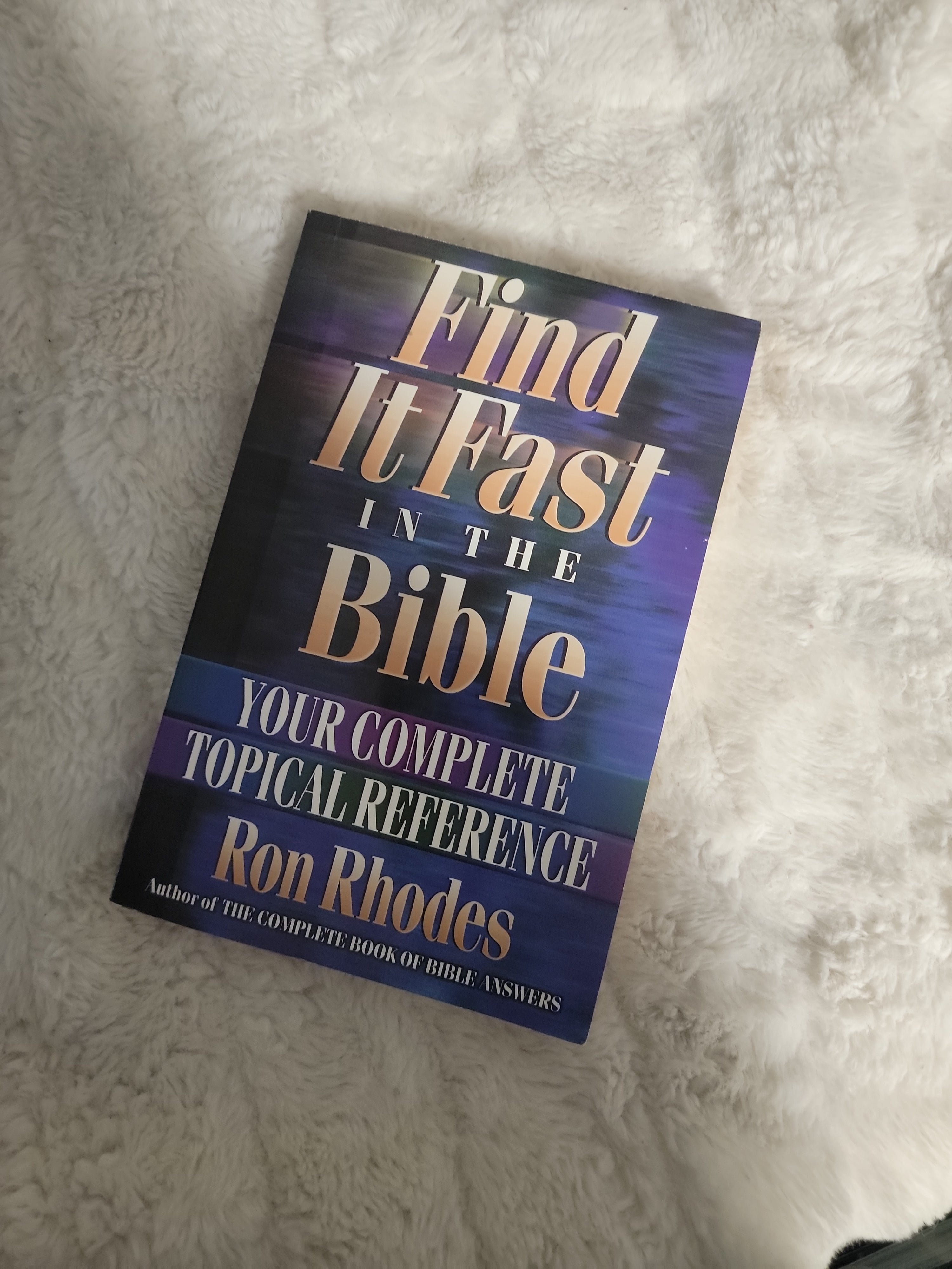 Find It Fast in the Bible