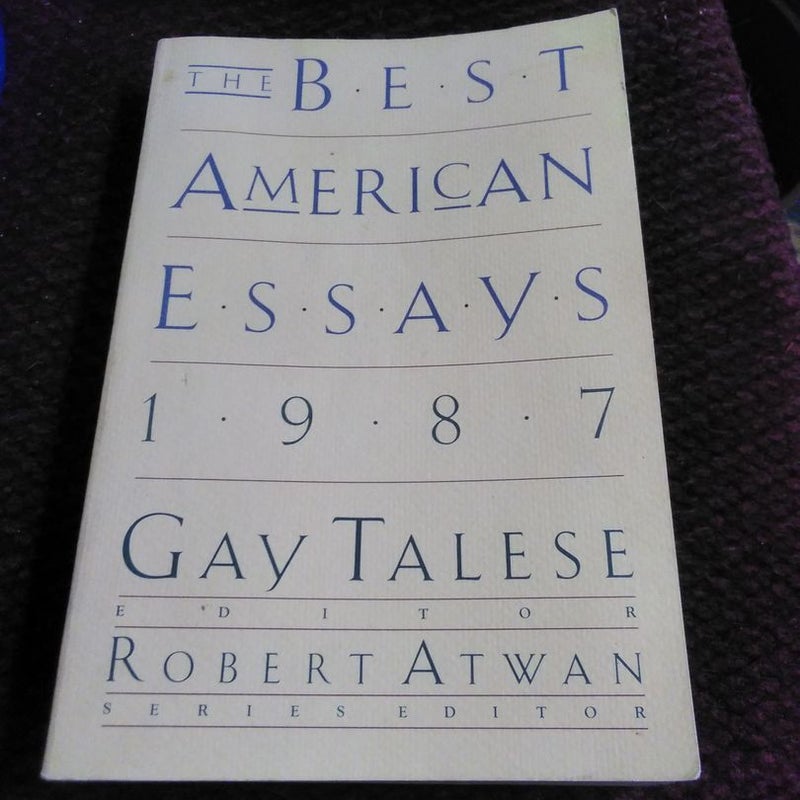 The Best American Essays, 1987